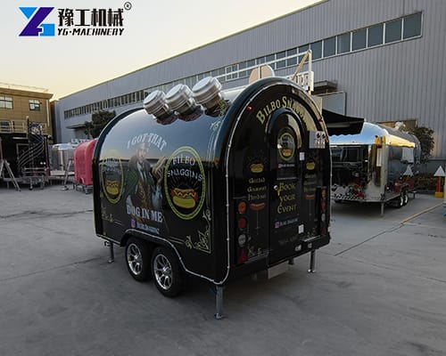 hot dog portable kitchen trailer