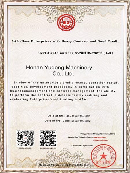 AAA contract abiding & creditworthy enterprise