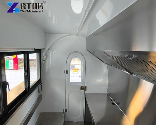food catering trailer internal layout